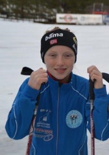 5.plass til Maren Hjelmeset Kirkeeide på Bendit Kvalfossprinten-normal